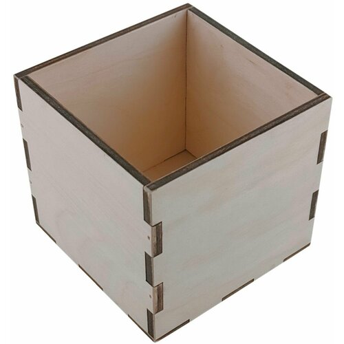 Ящик для хранения ZELwoodBOX, 10х10х10 см, натуральный