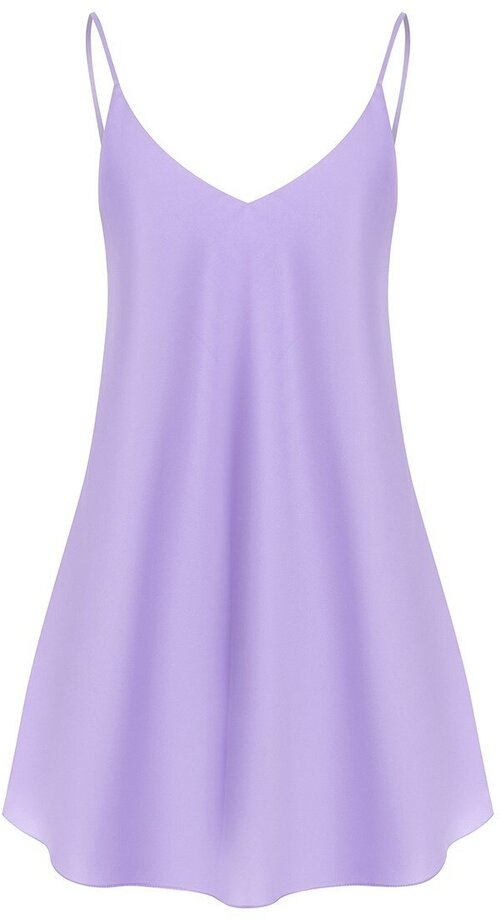 Платье OBSESSION SILK, вискоза, повседневное, свободный силуэт, мини, размер XS/M, фиолетовый