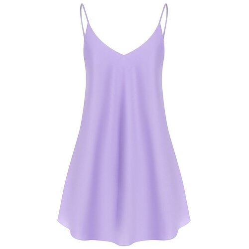 Платье OBSESSION SILK, вискоза, свободный силуэт, мини, размер XS/M, фиолетовый