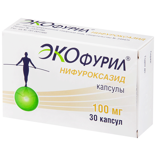 Экофурил капс., 100 мг, 30 шт.