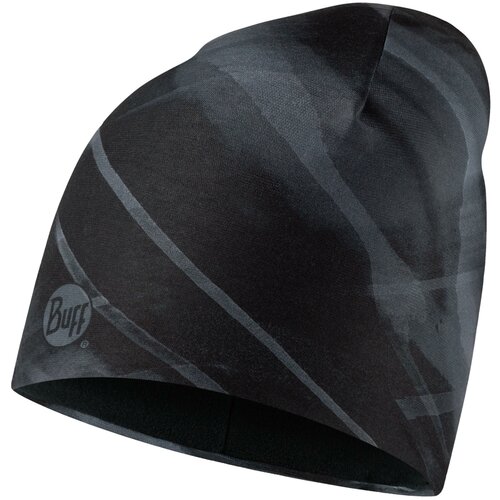 фото Шапка buff microfiber & polar hat raft, размер one size, черный, серый