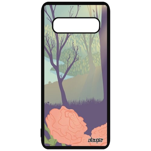 фото Чехол для samsung galaxy s10, "лесные розы" дерево пейзаж utaupia