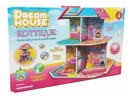 Кукольный домик Десятое королевство Dream House Коттедж Быстрая сборка