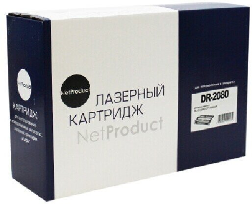 Драм-юнит NetProduct DR-2080 для Brother HL-2130R/DCP-7055WR, 12K