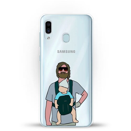 фото Силиконовый чехол алан на samsung galaxy a30 andy & paul
