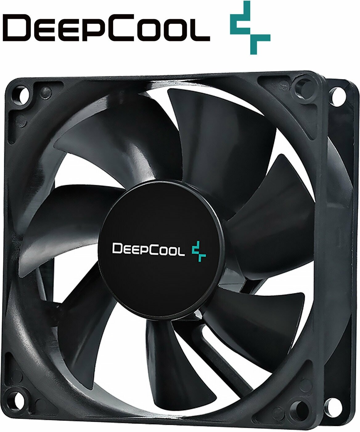 Вентилятор для компьютера DeepCool XFAN 80 Black DP-FDC-XF80 - кулер охлаждения в корпус на пк 80мм