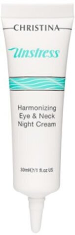 Christina Unstress: Гармонизирующий ночной крем для кожи вокруг глаз и шеи (Harmonizing Eye & Neck Night), 30 мл