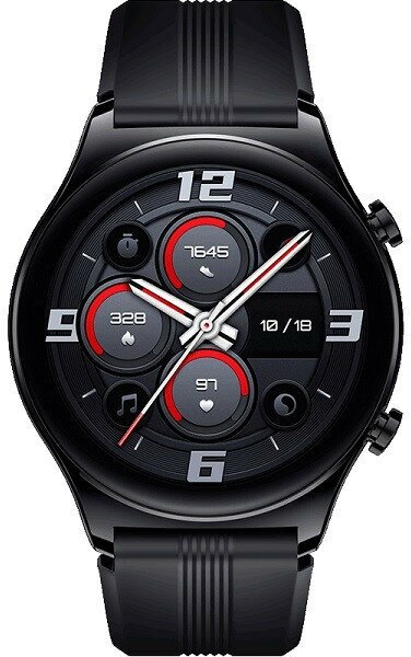 Умные часы HONOR Watch GS 3 46 мм GPS Global, полуночный черный