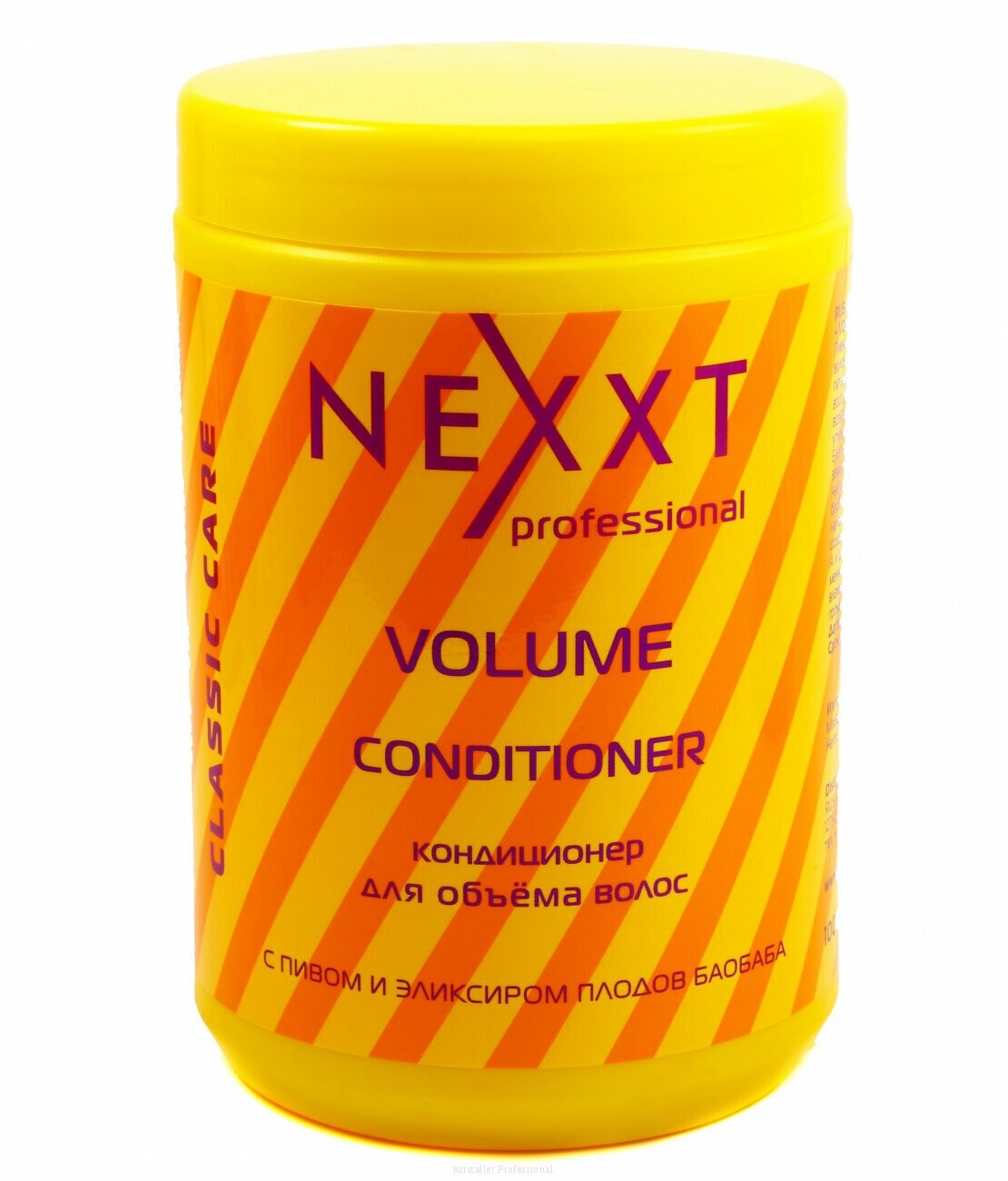 Кондиционер для объема волос c пивом и эликсиром плодов баобаба 1000 мл. Nexxt