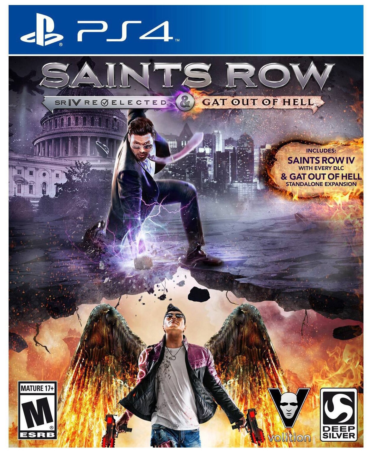 PS4 игра Deep Silver Saints Row IV: Re-elected&Gat out of Hell.FE