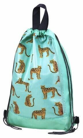 Мешок для обуви юнландия, с ручками, боковой карман на молнии, 46х36 см, "Wild Cats", 271614