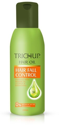 Trichup Hair Oil HAIR FALL CONTROL Vasu (Тричуп Масло для волос контроль выпадения волос, Васу), 200 мл.