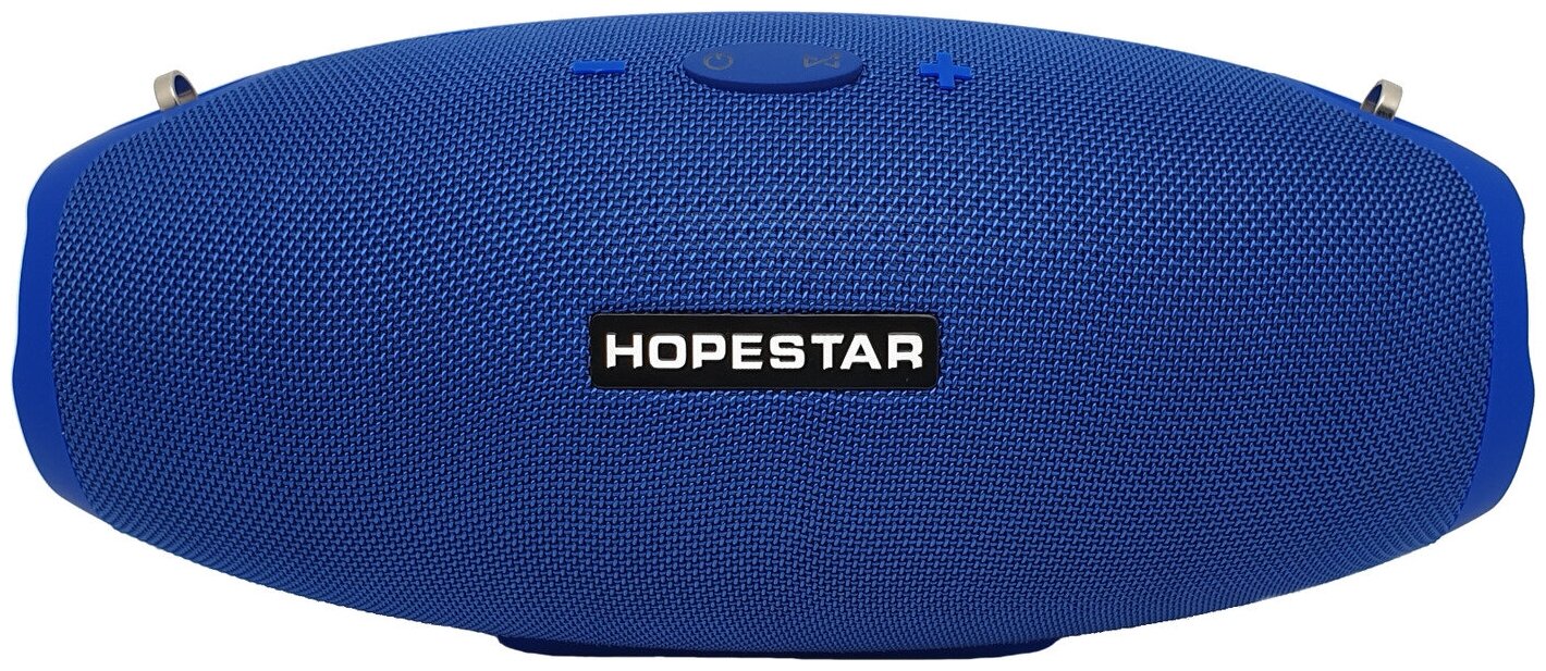 Портативная беспроводная Bluetooth колонка HOPESTAR H25 / 2.1 / 34 Вт / SUPER BASS / блютуз колонка / синяя