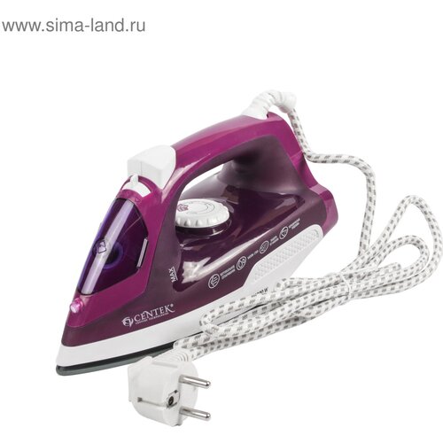 Утюг CT-2348 1300-1800 Вт керамическая подошва 200 мл фиолетовый 257800₽