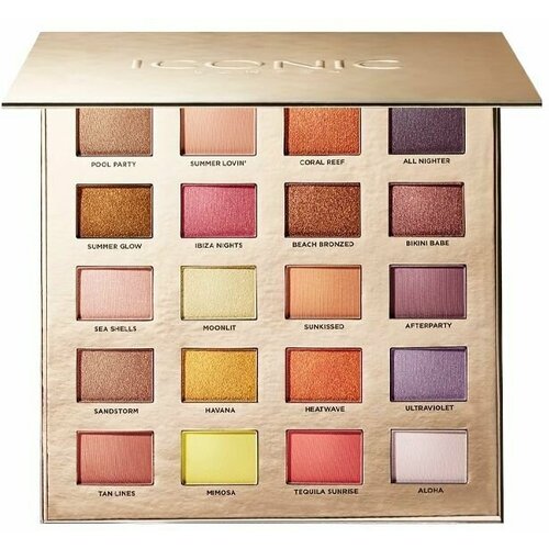 Iconic London палетка теней для век 20 оттенков Eyeshadow Palette sunset to sunrise