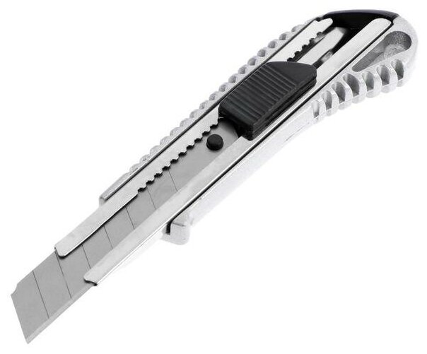 Нож универсальный тундра, металлический корпус, 18 мм