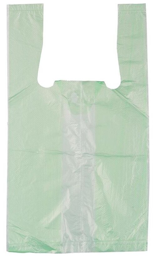 Пакет-майка Комус полиэтилен, 16х12х30 см, 10 мкм, 100 шт, цветной - фотография № 1