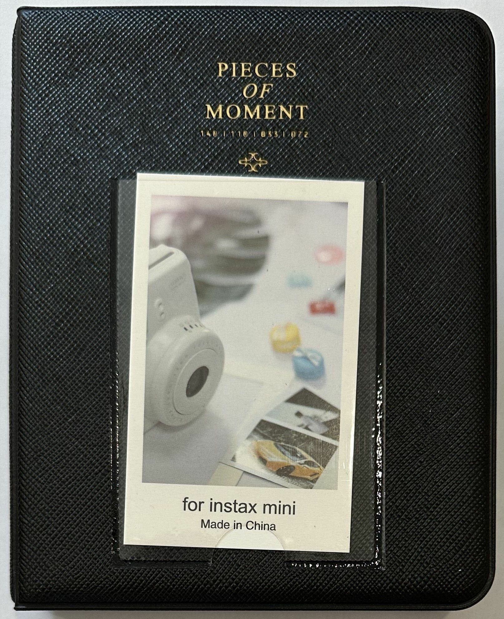 Фотоальбом для фотографий Polaroid для Fujifilm Instax Mini, 64 кармана. Черный.