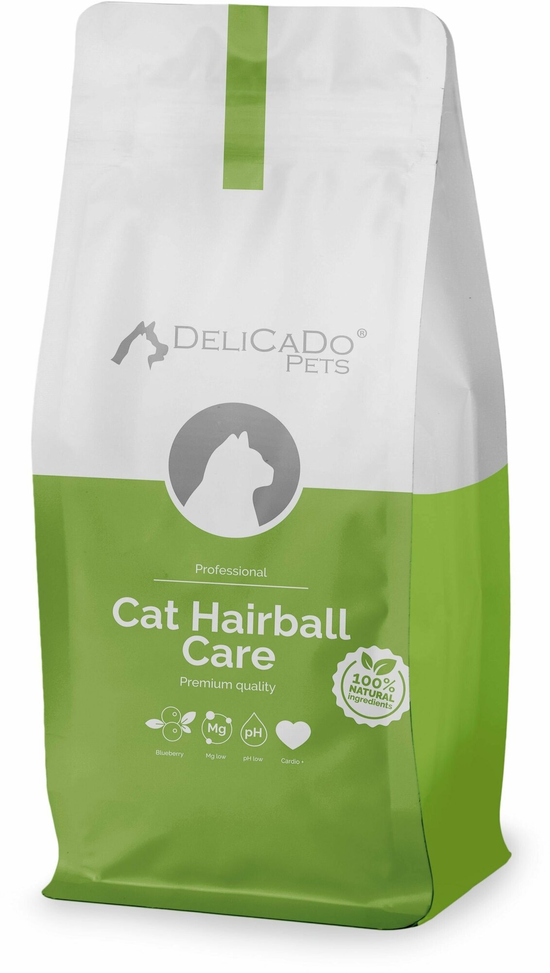 Сухой корм для стерилизованных кошек D-CaDo CAT HAIRBALL CARE с птицей и белой рыбой, 1,5 кг