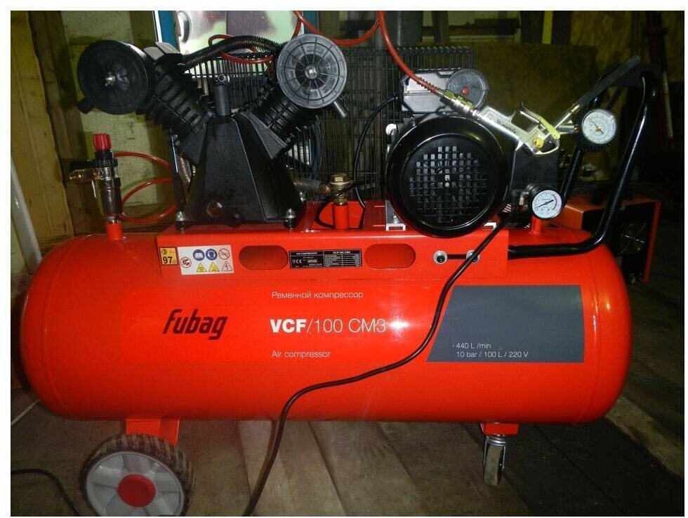 Компрессор масляный Fubag VCF/100 CM3 100 л 22 кВт