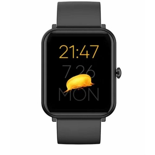 Смарт-часы Kepup W200 169 мониторинг ЧСС уведомления IP68 260 мАч черные 503100₽