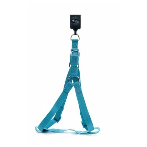 Papillon нейлоновая шлейка 10мм-26-40см, бирюзовый (nylon harness, 10 mm x 26 - 40 cm, colour turquoise) 170413, 0,033 кг, 18554.10