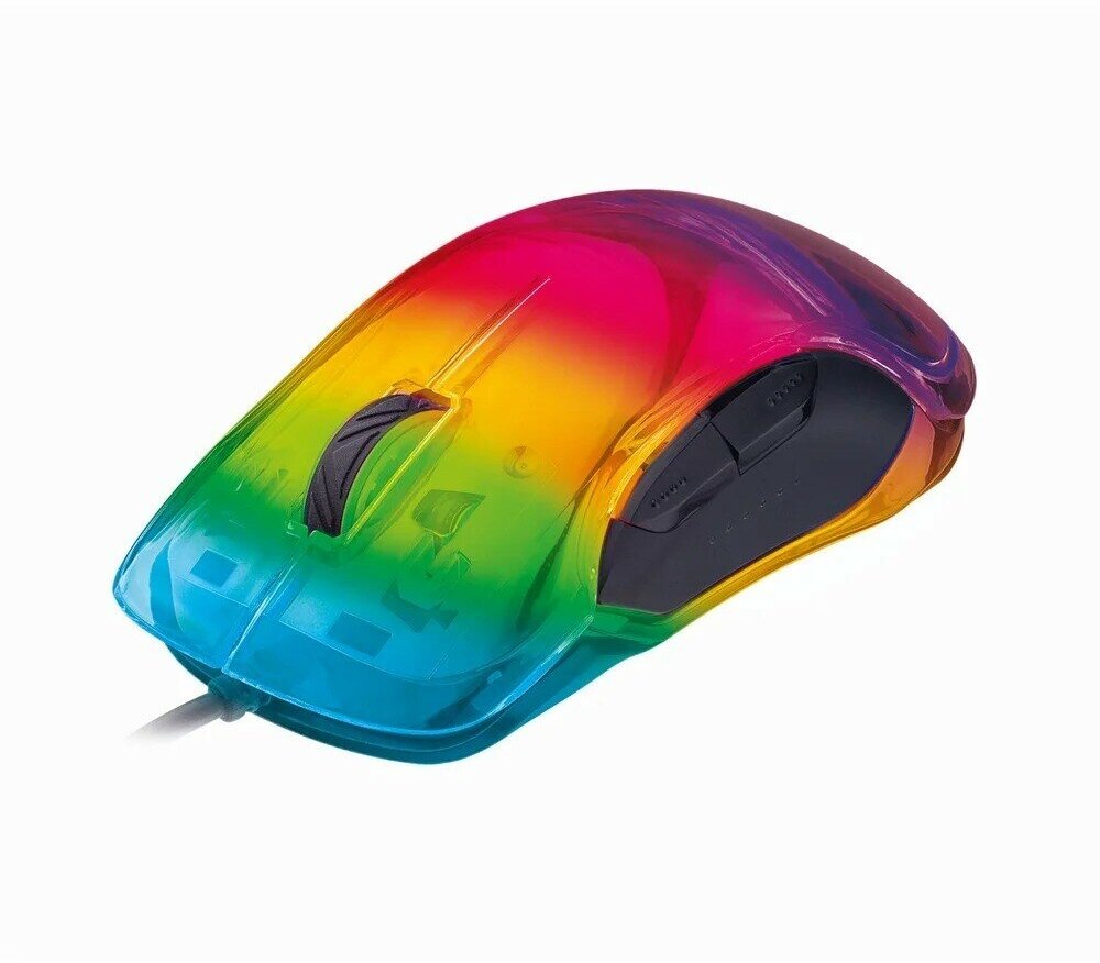 Игровая мышь USB Perfeo CHAMELEON (PF-B4904) оптическая, 8кн, RGB подсветка 1000-12800dpi