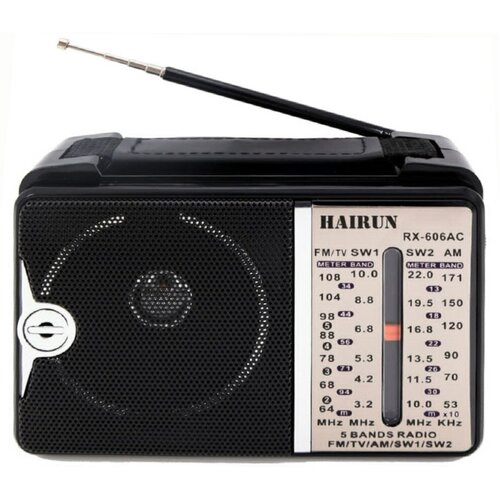Радиоприёмник Hairun RX-606 AMFMTVSW1SW2 183700₽