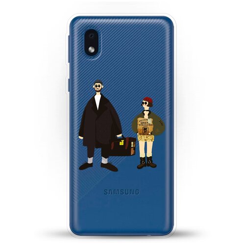 фото Силиконовый чехол матильда и леон на samsung galaxy a01 core andy & paul