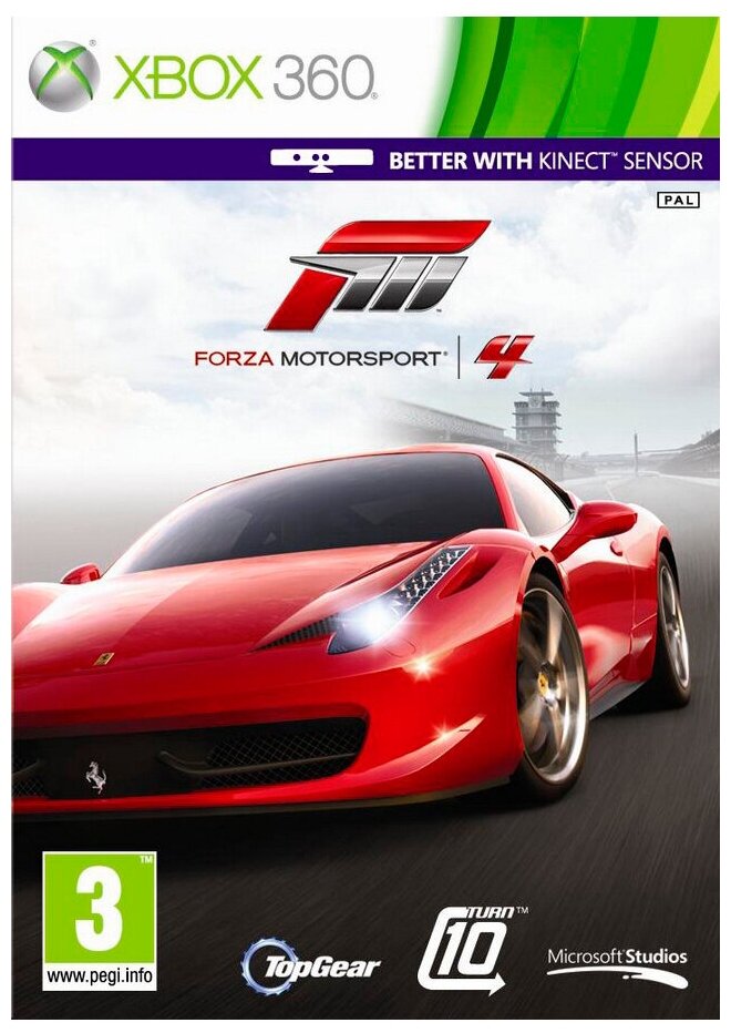 Forza Motorsport 4 Полностью на русском Видеоигра на диске Xbox 360