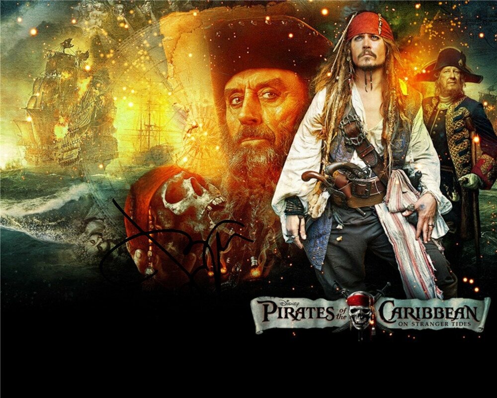 Автограф Джонни Депп Пираты Карибского моря - Автограф Johnny Depp Pirates Of Caribbean - Фото с автографом, Подписанная фотография, Автограф знаменитости, Подарок, Автограмма, Размер 20х25 см