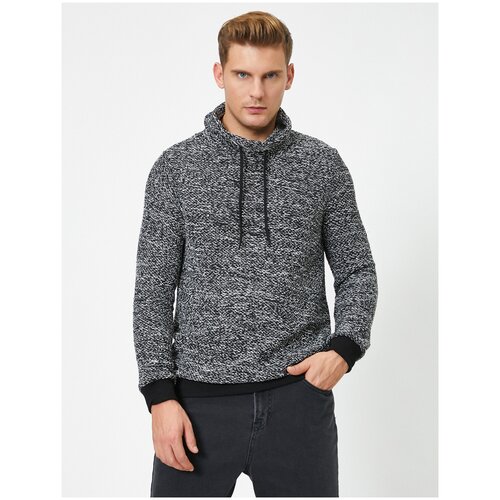 фото Свитер koton , размер l(52) , 045 антрацитовый