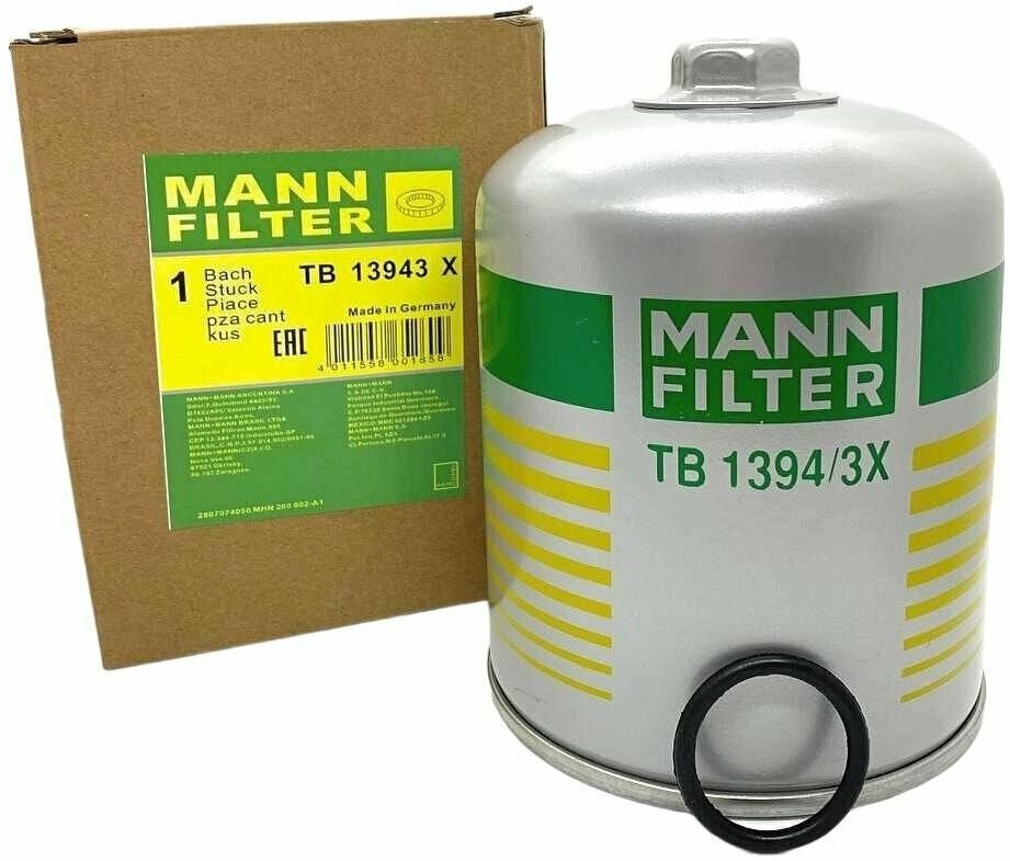 Фильтр осушителя воздуха MANN-FILTER TB13943X