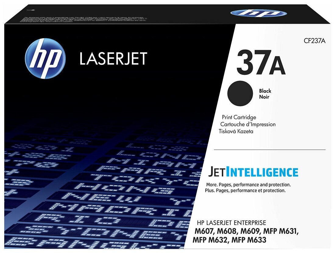 Картридж лазерный HP 37A CF237A black