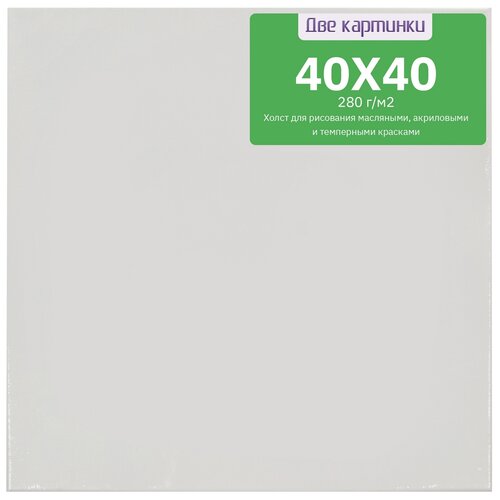 Холст Две картинки на подрамнике 40X40