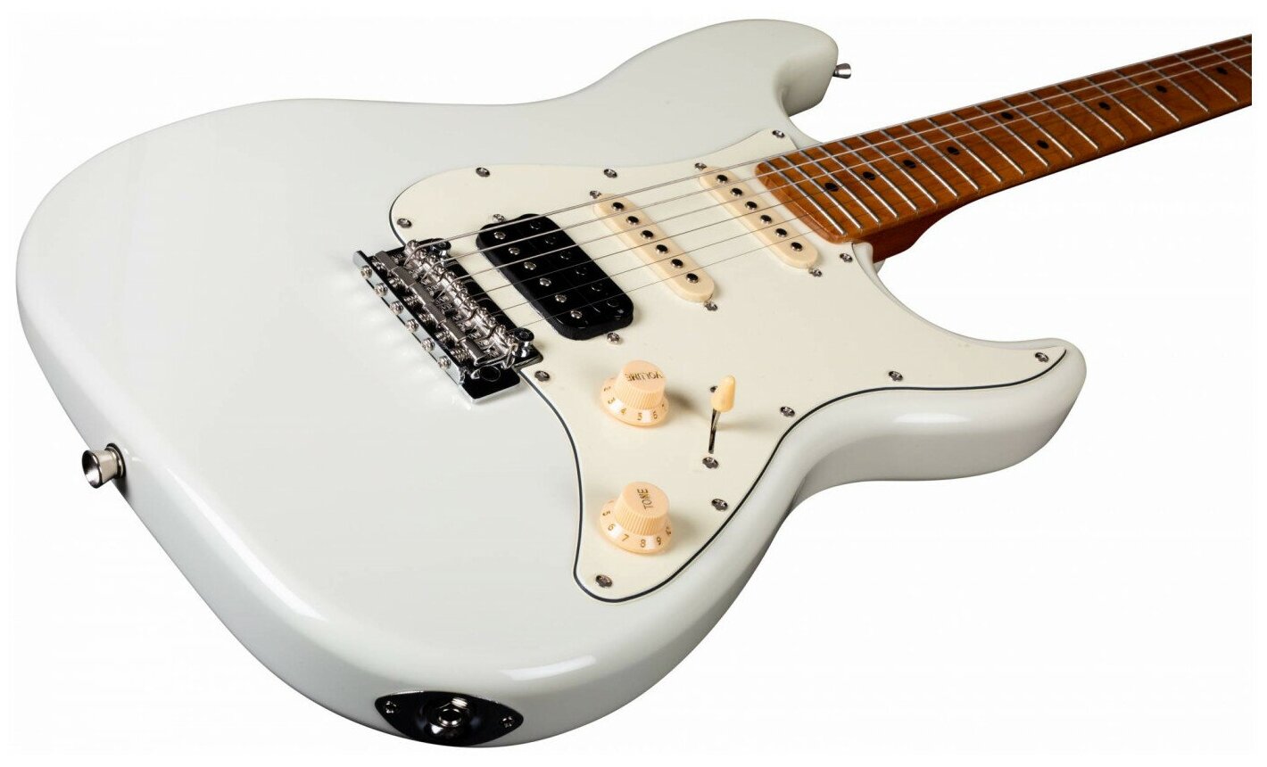 JET JS-400 OW электрогитара, Stratocaster, корпус липа, 22 лада, HSS, tremolo, цвет WH