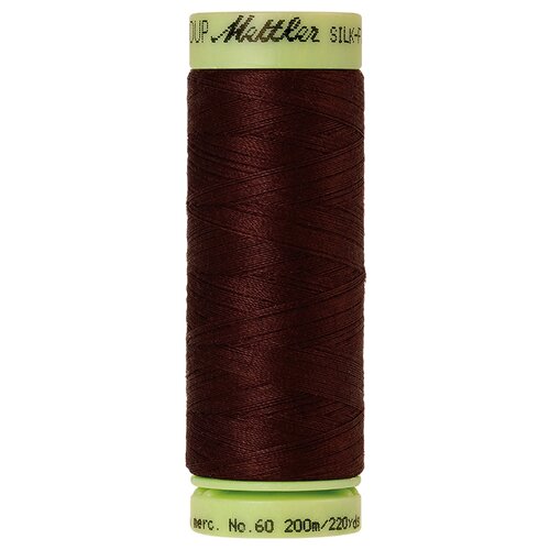 Нить для машинного квилтинга SILK-FINISH COTTON 60, 200 м 100% хлопок 0264 Andorra ( 9240-0264 )