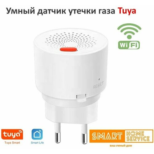 Умный датчик обнаружения утечки газа Tuya WiFi 220V с инфракрасным излучением-интеллектуальный детектор газа