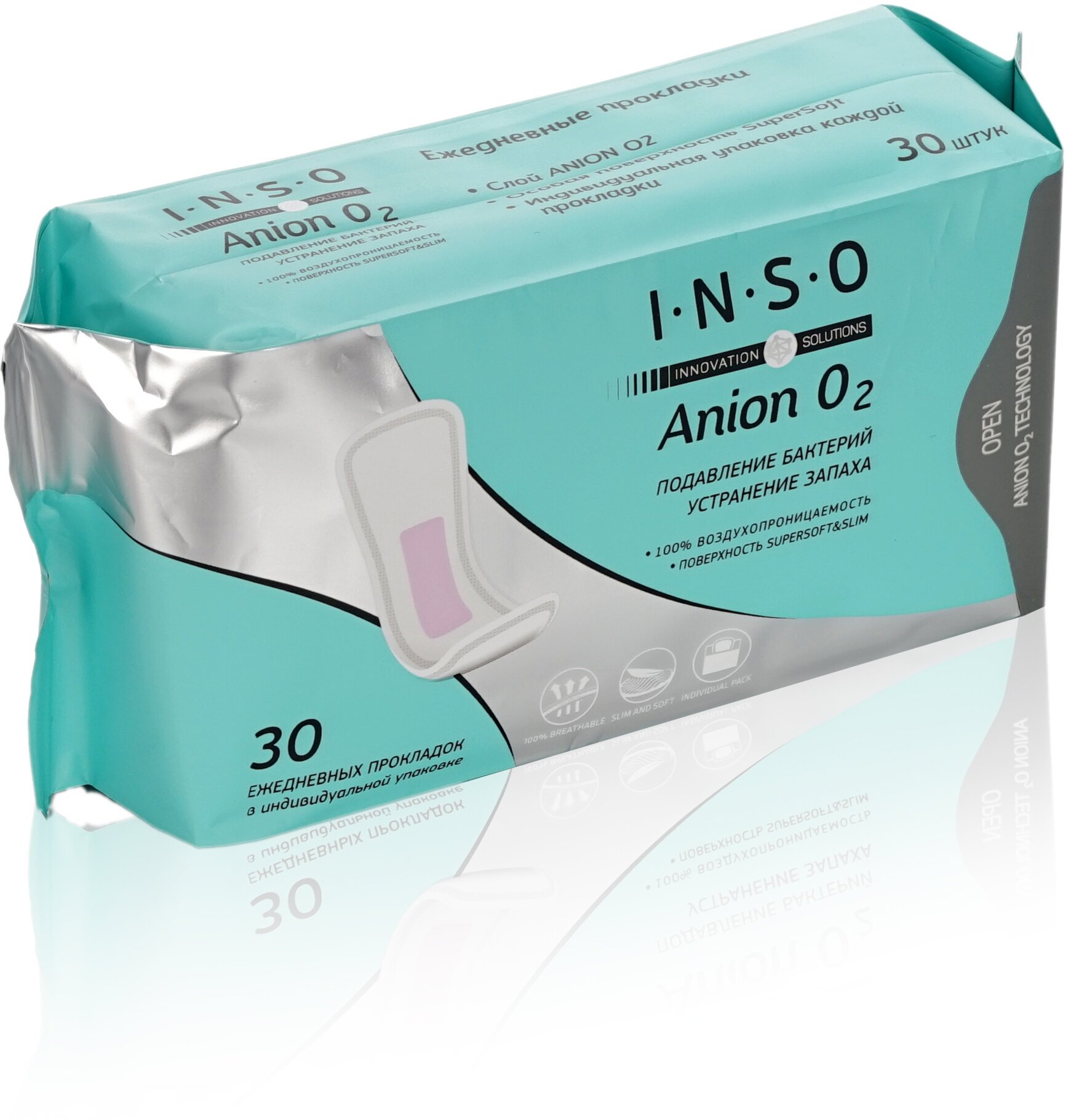 Inso прокладки ежедневные Anion O2 1 капля