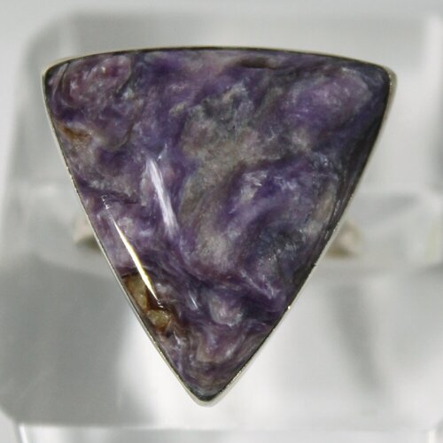 Кольцо True Stones, чароит, размер 17.5, фиолетовый колье true stones чароит фиолетовый