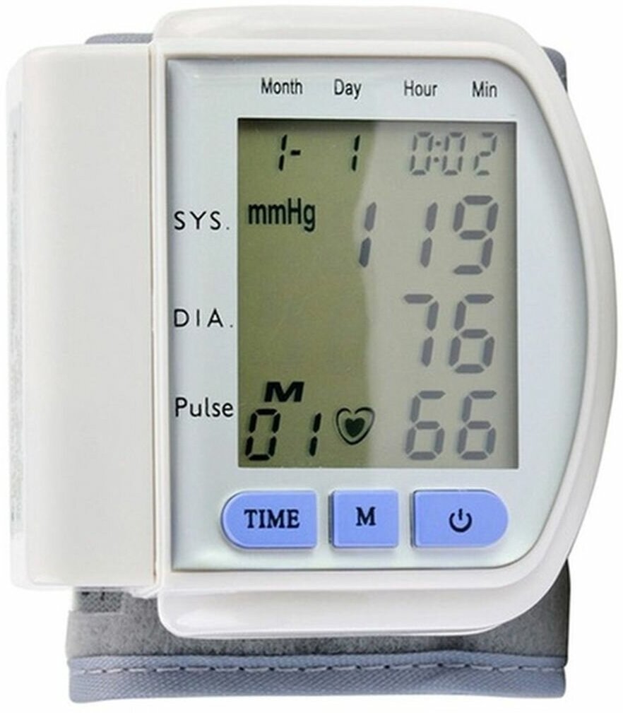 Тонометр Automatic Wrist Watch CK-102s, Тонометр на запястье, измерение давления, измерение пульса