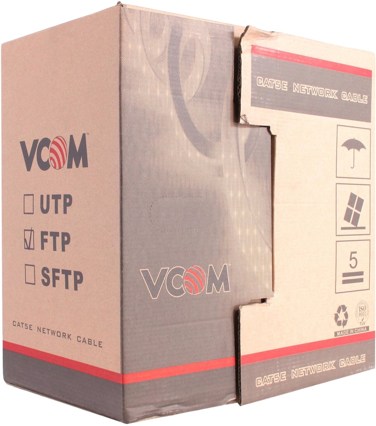 Кабель CAT5E FTP 305M VNC1110 VCOM - фото №13