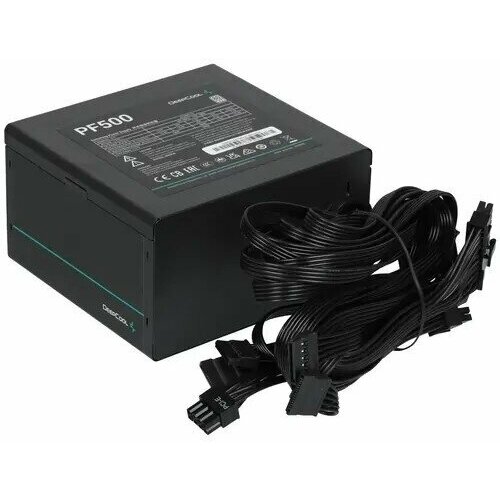 Deepcool Блок питания ATX 500W PF500 80 PLUS 204pin APFC 120mm fan 6xSATA RTL 5405₽