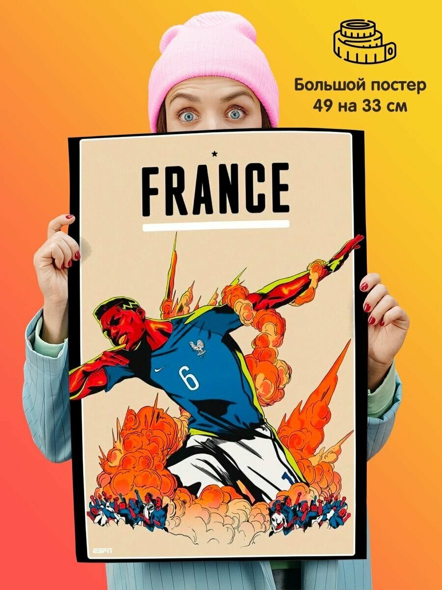 Постер плакат Сборная по футболу Франция