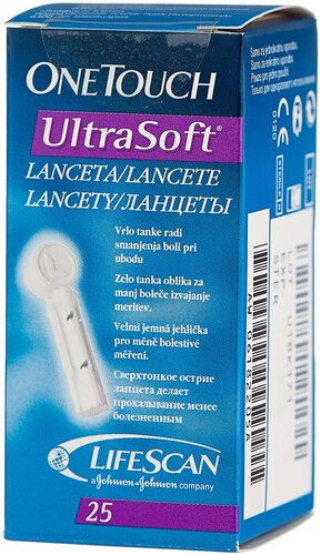 OneTouch ланцеты UltraSoft — купить в интернет-магазине по низкой цене ...