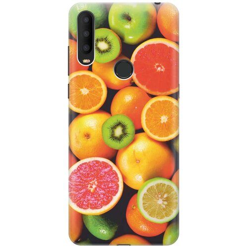 фото Cиликоновый чехол на alcatel 3x (2019) / алкател 3х 2019 с принтом "сочные фрукты" gosso