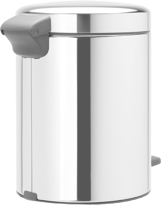 Мусорный бак с педалью 2 х 2 л Brabantia Newicon стальной полированный - фото №3