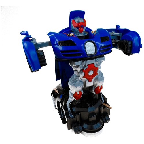 Робот трансформер, Вся-Чина YJ388-31, синий большой трансформер бамблби 45 см робот трансформер bumblbee светится ездит
