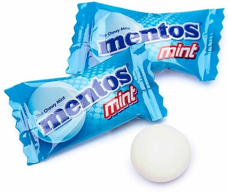 Драже жевательные Mentos Mint / Ментос мята 135 гр - фотография № 2