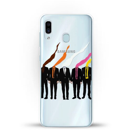 фото Силиконовый чехол псы на samsung galaxy a20 andy & paul